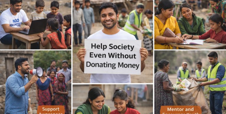 7 Ways to Help Society Even Without Donating Money